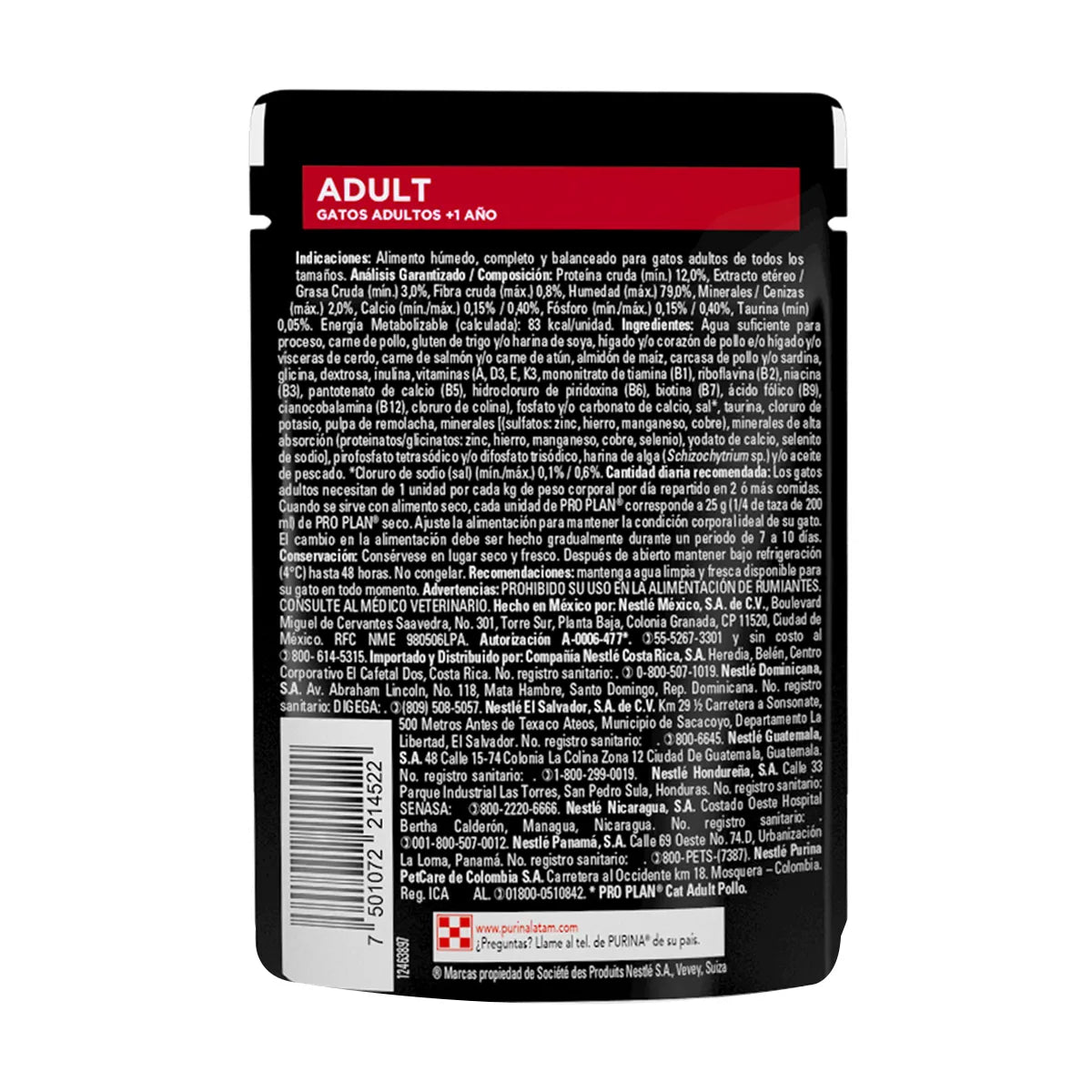 Purina Pro Plan gato adulto pollo sobre de 85 g