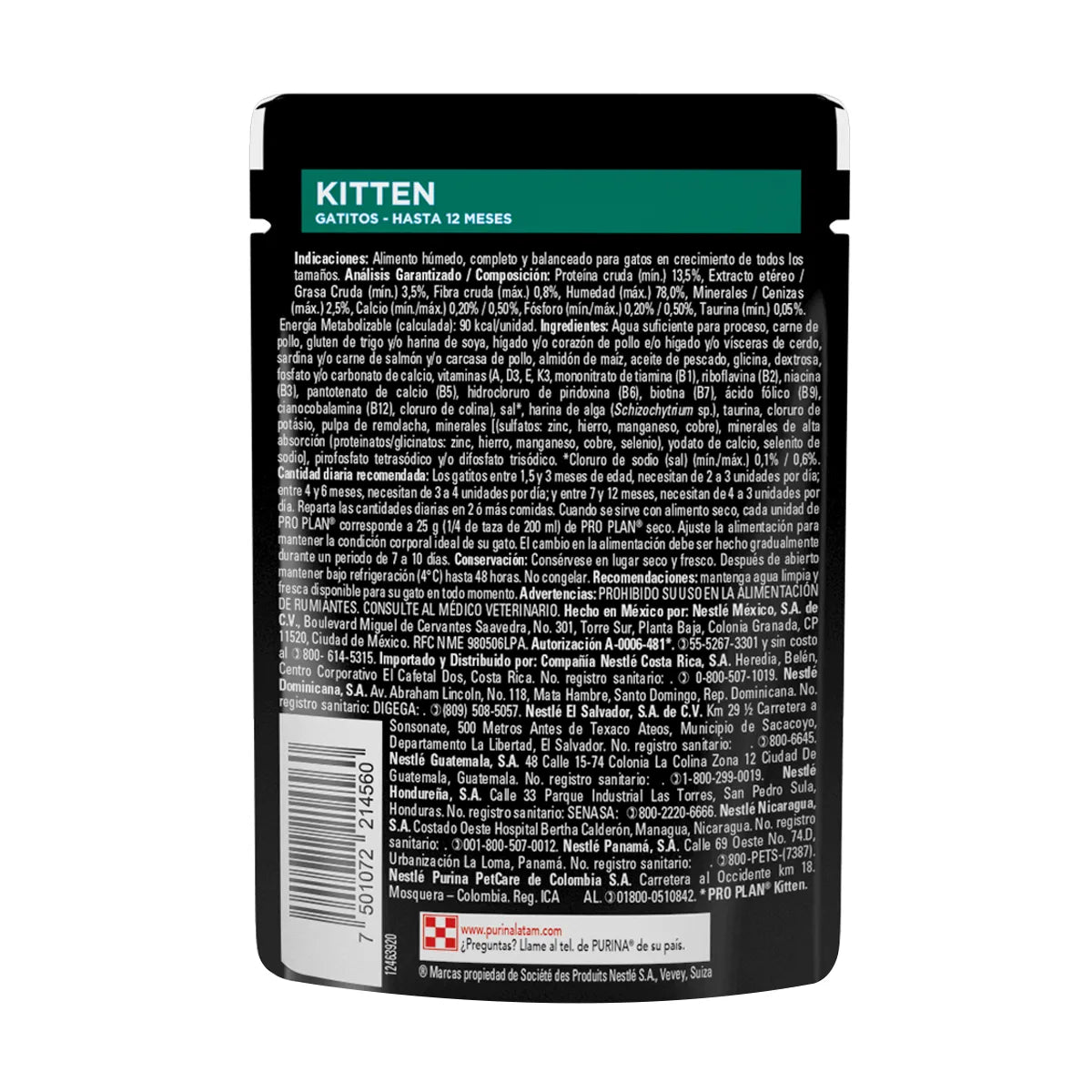 Purina Pro Plan gatito kitten sobre de 85 g