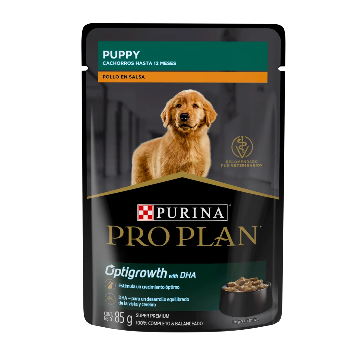 Purina Pro Plan cachorro pollo en salsa paquete de 10 sobres