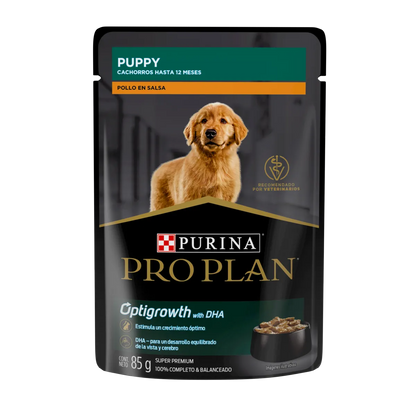 Purina Pro Plan cachorro pollo en salsa paquete de 10 sobres