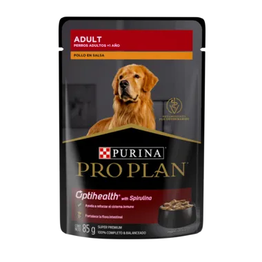 Purina Pro Plan perro adulto pollo en salsa paquete de 10